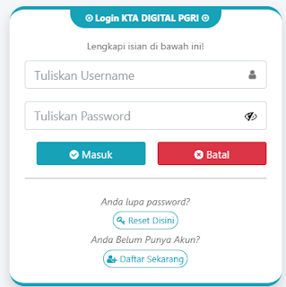 Register PGRI Kota Sibolga - Persatuan Guru Republik Indonesia Cabang Kota Sibolga